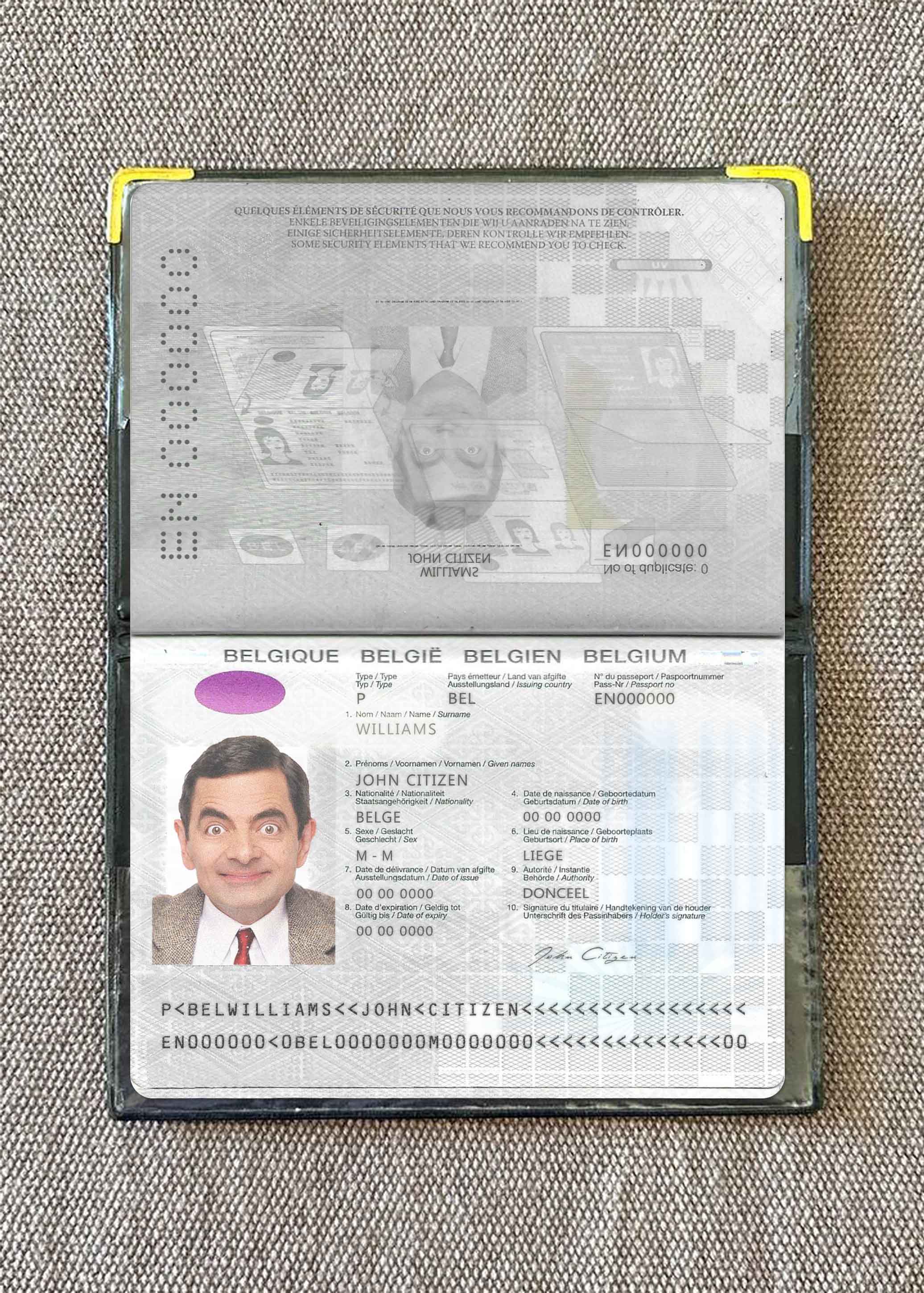 belgium passport