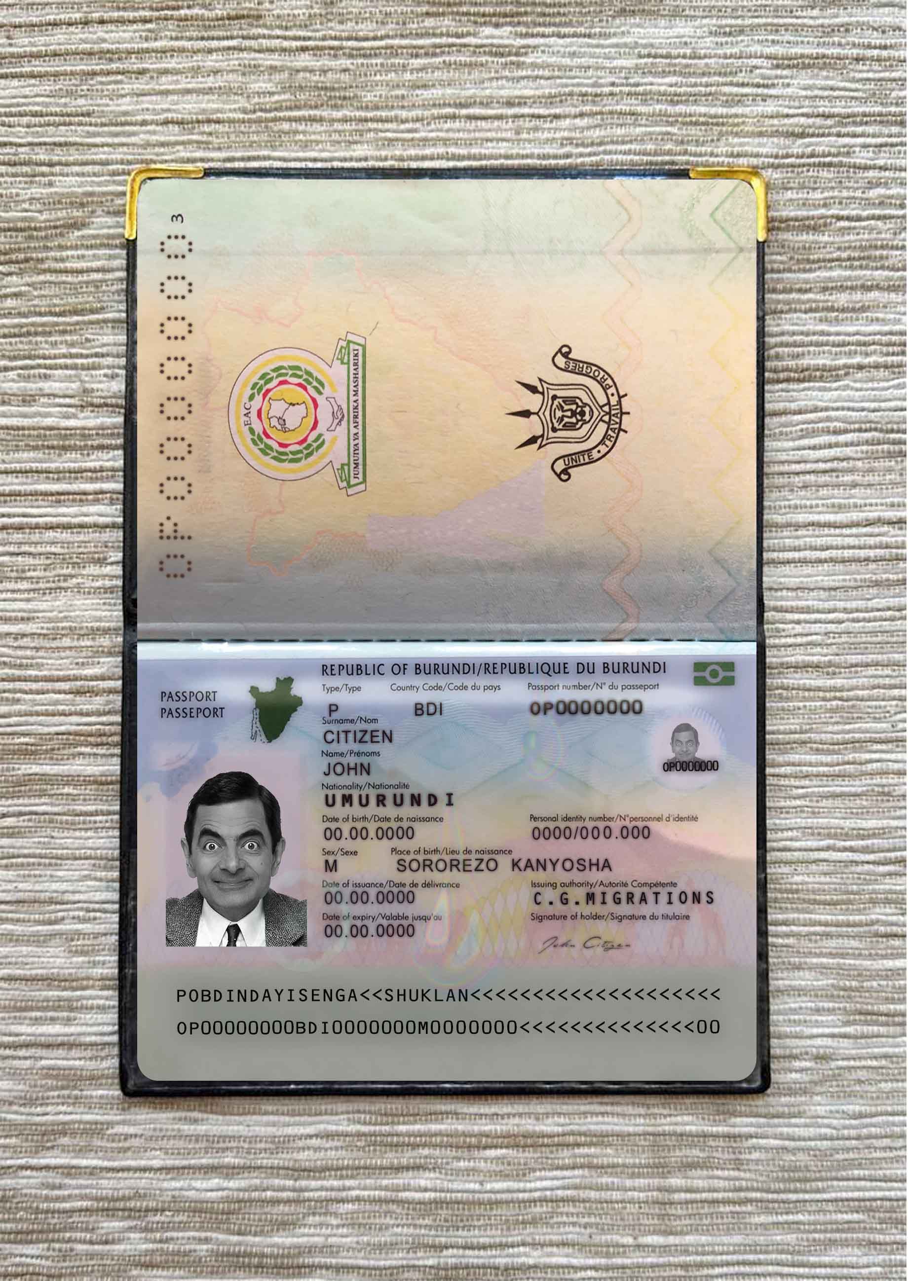 burundi passport